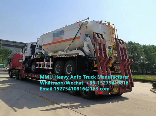 Trộn và sạc chất nổ dầu amoniac hạng nặng đa chức năng 15/20/25Ton Emulsion nặng ANFO Truck Zambia/Zimbabwe/Tanzania/Ghana/Guinea/Peru Mining Blasting Service