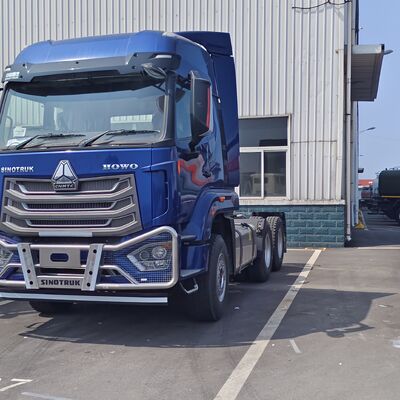 HOWO NX 6 × 4 xe tải kéo với động cơ 380HP và treo mùa xuân lá hạng nặng cho vận chuyển hàng hóa nặng