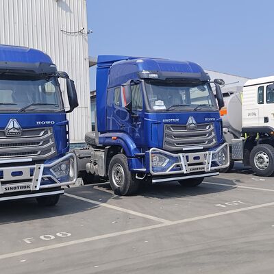 HOWO NX 6 × 4 xe tải kéo với động cơ 380HP và treo mùa xuân lá hạng nặng cho vận chuyển hàng hóa nặng