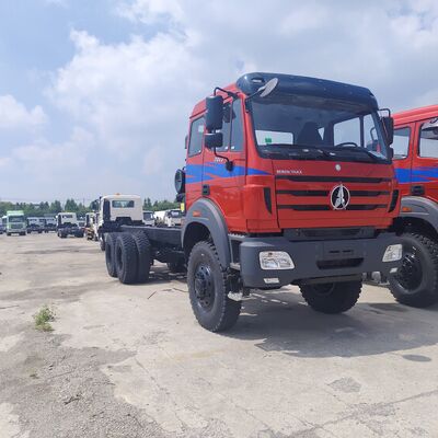 BEIBEN 2642 6 × 4 xe tải đổ rác hạng nặng với động cơ WEICHAI 420HP và tải trọng 25-35 tấn cho khai thác mỏ và xây dựng