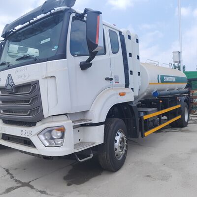 HOWO NX 6×4 CNG Fuel Tank Truck với động cơ 400HP và tải trọng 20T cho vận chuyển diesel và xăng
