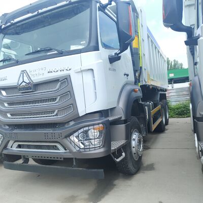 HOWO NX 6 × 4 xe tải khai thác mỏ với động cơ 400HP và thân xe đổ U hình U cho vận chuyển hạng nặng