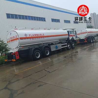 Xe bồn chở nhiên liệu hạng nặng Beiben 8x8 35000L cho hoạt động khai thác mỏ ở Congo