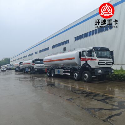Xe bồn chở dầu diesel Beiben 8x8 35000L với khung gầm hạng nặng địa hình cho khu vực khai thác mỏ Congo