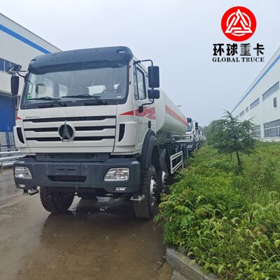 Beiben 8x8 35000L Heavy Duty Mining Fuel Tanker Truck cho vận chuyển dầu diesel ở Congo
