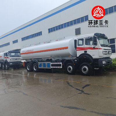 Beiben 8×8 35.000L Xe tải cung cấp nhiên liệu địa hình hạng nặng cho khai thác mỏ Congo