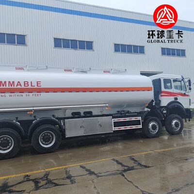 Beiben 8x8 35,000L xe tải xe tăng dầu công suất nặng xe tải xe tăng nhiên liệu cho các dự án khai thác mỏ Congo