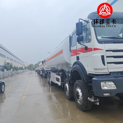 Beiben 8x8 35,000L xe tải xe tăng dầu công suất nặng xe tải xe tăng nhiên liệu cho các dự án khai thác mỏ Congo