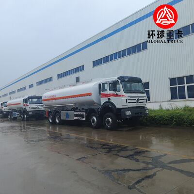 Beiben 8x8 35000L Heavy Duty Fuel Bowser Truck cho ngành công nghiệp khai thác mỏ Congo