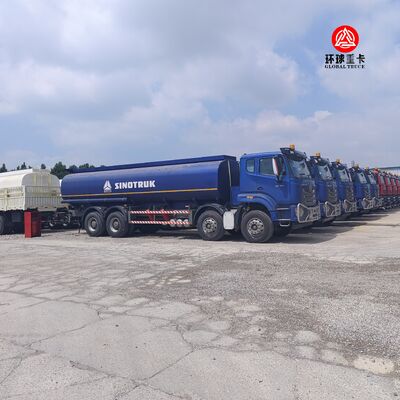 Xe bồn chở nhiên liệu HOWO NX 8x4 30000L Xe bồn chở dầu hạng nặng cho thị trường Ghana
