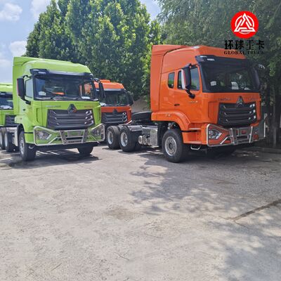 Hoàn toàn mới HOWO NX 6x4 430HP lái tay phải máy kéo xe tải Prime Mover cho Tanzania Logistics