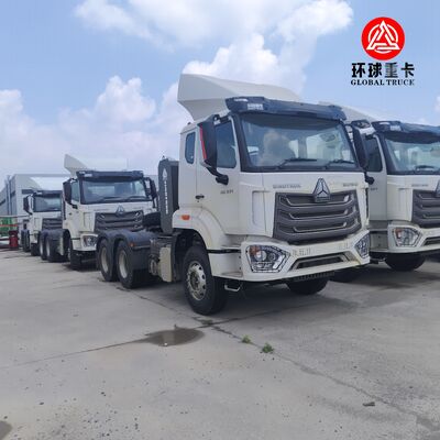 Sinotruk HOWO NX 430HP 6x4 cấu hình ổ đĩa Máy kéo hạng nặng Xe tải Prime Mover cho hậu cần quốc tế