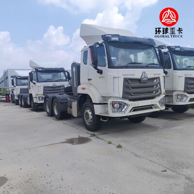 Sinotruk HOWO NX 430HP 6x4 cấu hình ổ đĩa Máy kéo hạng nặng Xe tải Prime Mover cho hậu cần quốc tế