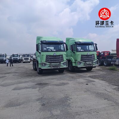 Sinotruk HOWO NX 430HP 6x4 cấu hình ổ đĩa Máy kéo hạng nặng Xe tải Prime Mover cho hậu cần quốc tế