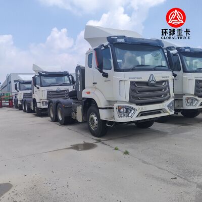 Đầu kéo hạng nặng HOWO NX 371HP 6x4 mới tinh dành cho vận tải hàng hóa tại Châu Phi