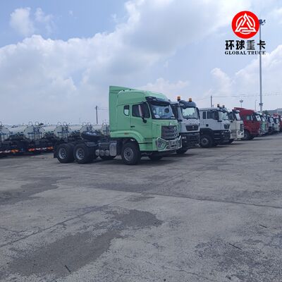 Đầu kéo Howo NX 6x4 mới 371HP Diesel Prime Mover cho vận tải logistics hạng nặng