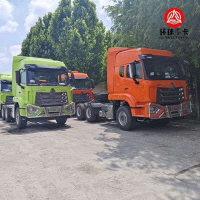 Xe đầu kéo HOWO NX 6x4 hoàn toàn mới 430HP hạng nặng cho thị trường Châu Phi