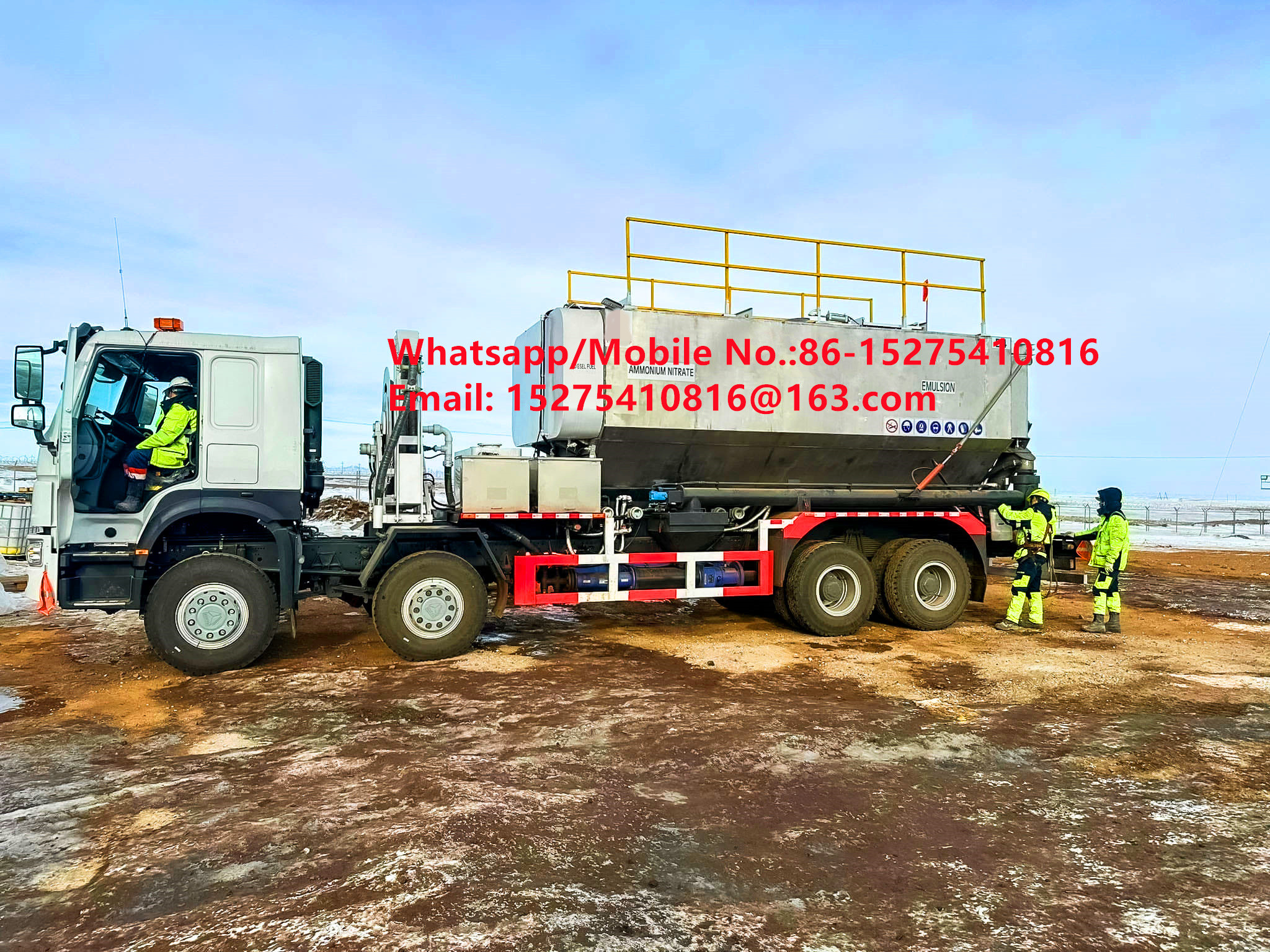 Mua bán nóng 15Ton 20Ton Heavy Ammonium dầu nổ Bulk Truck MMU MEMU Cho Mông Cổ DR CONGO PERU Ghana khai thác mỏ nổ