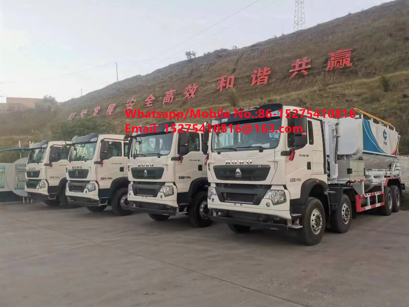 An toàn hoàn toàn thông minh độ tin cậy bộ đạp xe tải hàng loạt 15/20/25Ton Heavy Ammonium dầu nổ Emulsion ANFO xe tải MMU MEMU Cho Mông Cổ DR CONGO PERU Ghana khai thác mỏ nổ