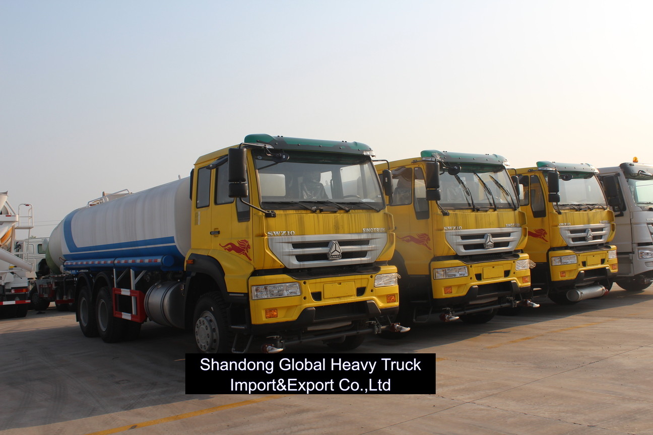 Howo 20000-30000 Liters 371HP Dầu diesel vận chuyển nhiên liệu Tank Tank dầu xe tải