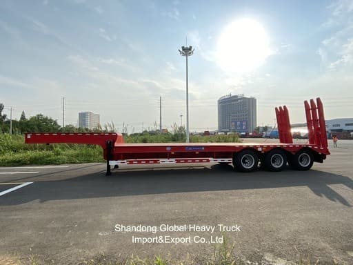 Các mô hình mới của nhiều trục hạng nặng thấp bán treo phẳng với bán hàng trực tiếp của nhà máy