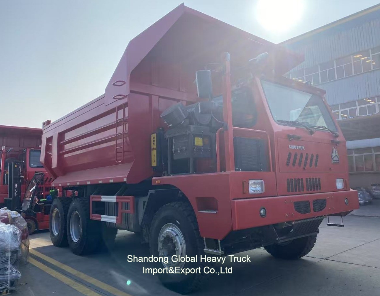 Bán nóng xe tải đổ rác ngoài đường rộng 60 tấn Tl875 xe tải khai thác