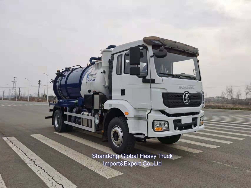 DONGFENG 4 * 2 5000L Truck rác thải chân không với 280 mã lực cho thu gom bùn hiệu quả