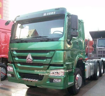 Sinotruk sử dụng HOWO 6X4 12wheeler 371HP 375 420HP xe kéo xe tải Prime Mover đầu máy kéo bán