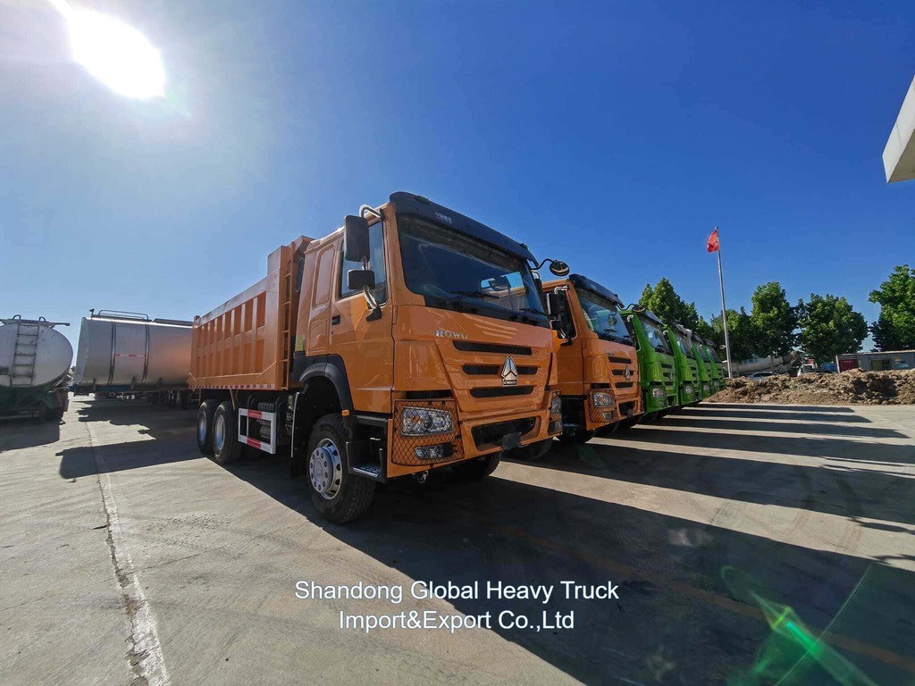 Sinotruk vận chuyển cát tay thứ hai Máy chở cát hạng nặng Hohan A7 400HP 6 * 4 xe tải chở cát