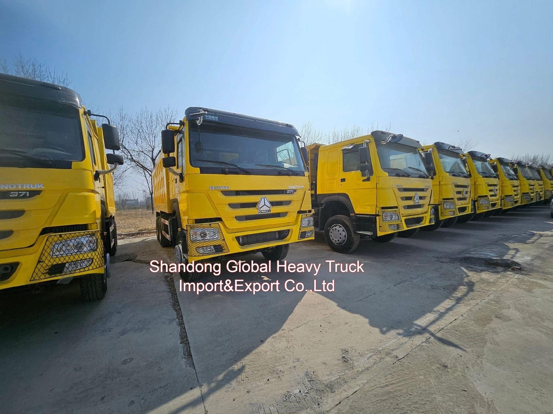 New Sinotruk HOWO 30 tấn hạng nặng Sino Cargo 20cbm 6X4 371HP 380HP 400HP Off Road Dumpper / Tipper Dump Trucks cho vận chuyển