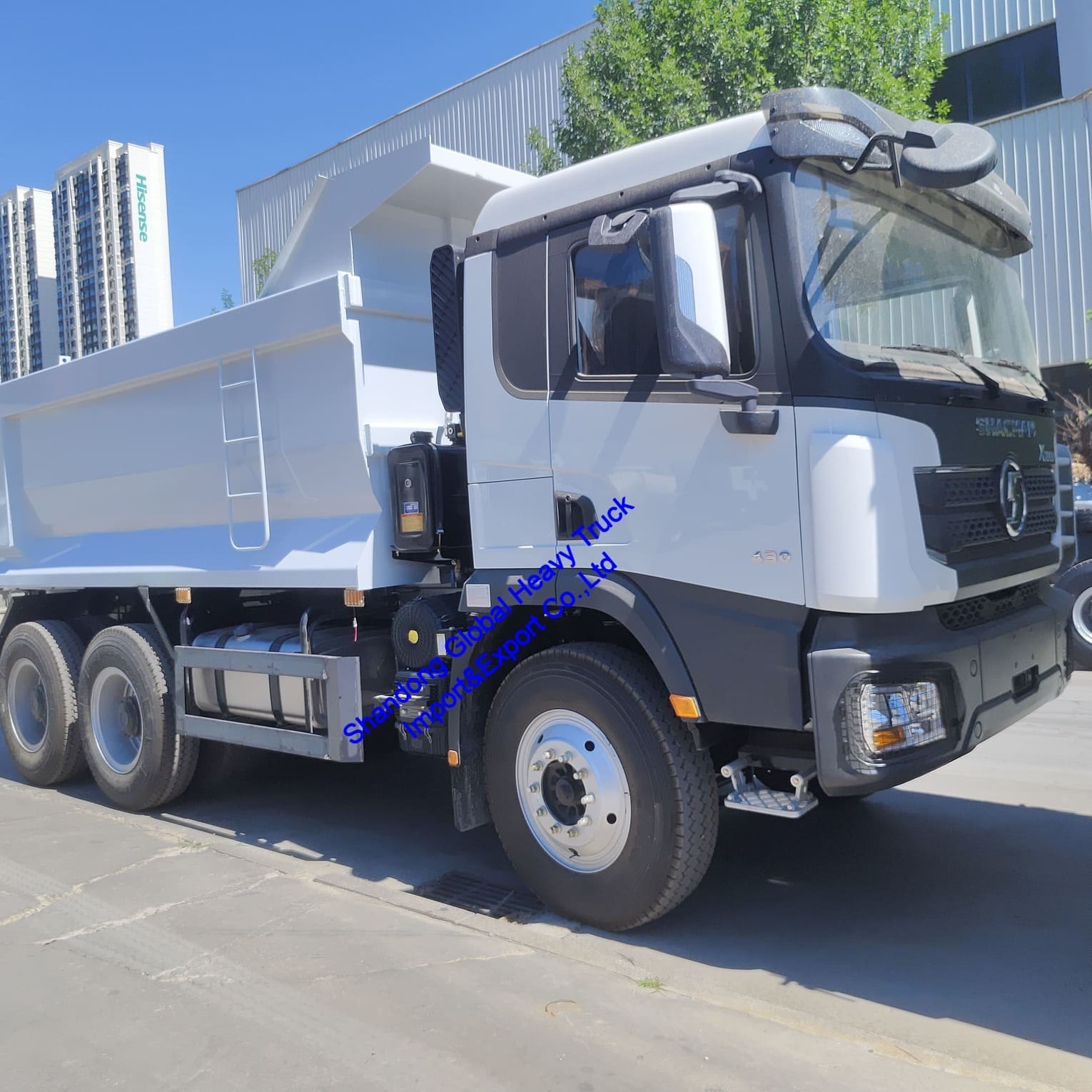 Xe ben hạng nặng Shacman X3000 khai thác mỏ 8X4 chạy dầu diesel Trung Quốc