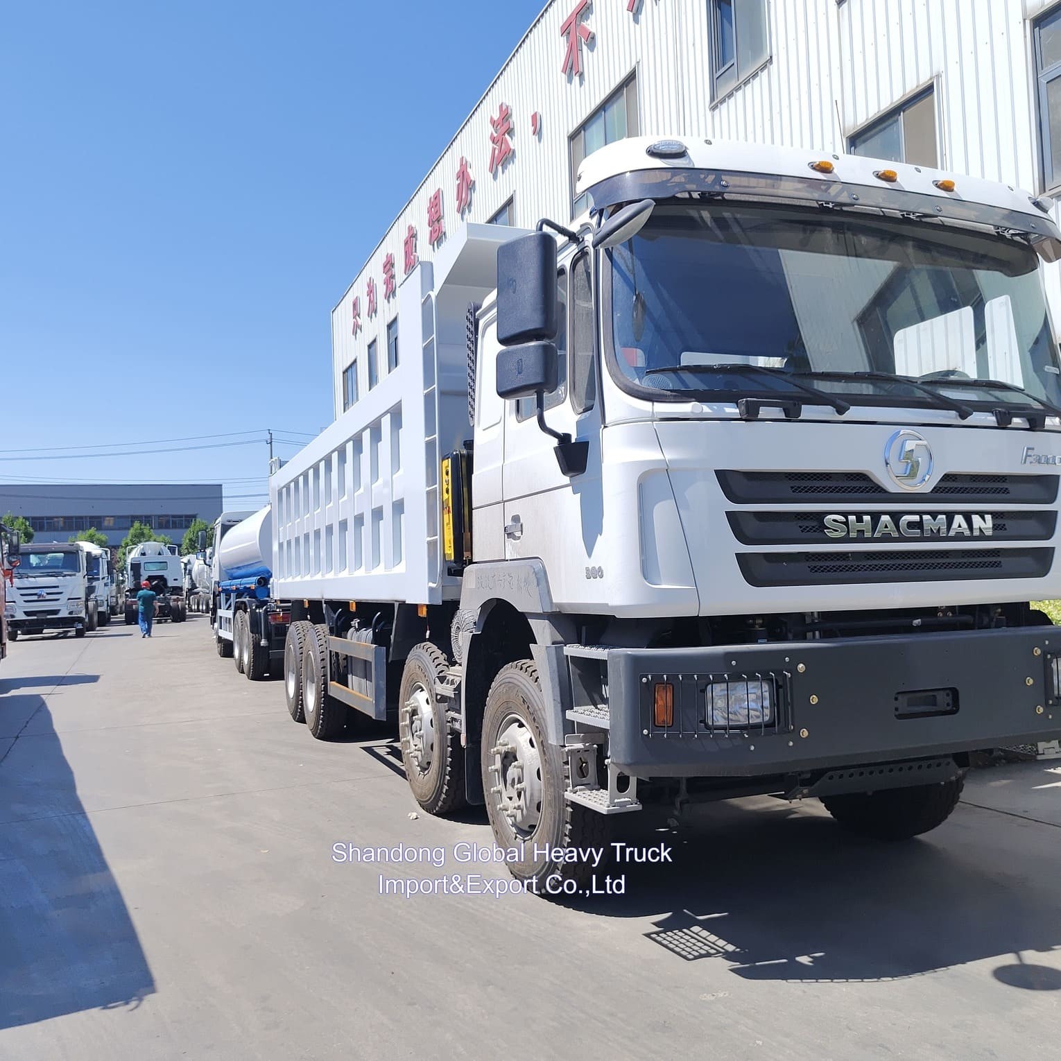 Xe ben Shacman H3000 F3000 chất lượng cao 8X4, xe ben tự đổ 12 bánh