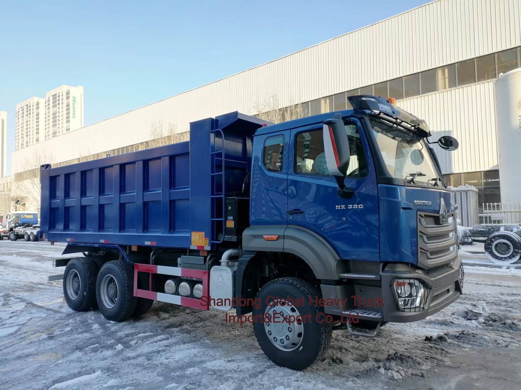 Sinotruk HOWO Nx Tx tay hai 10 bánh xe 371 HP 6X4 xe tải khai thác mỏ