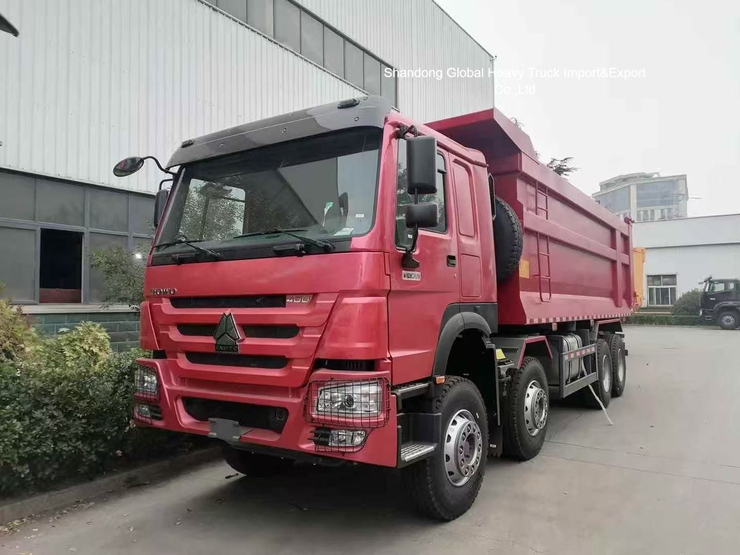 Xe ben HOWO Nx 8*4 380 430HP 12 bánh 12 lốp 30/40/50 tấn Xe ben tự đổ đã qua sử dụng