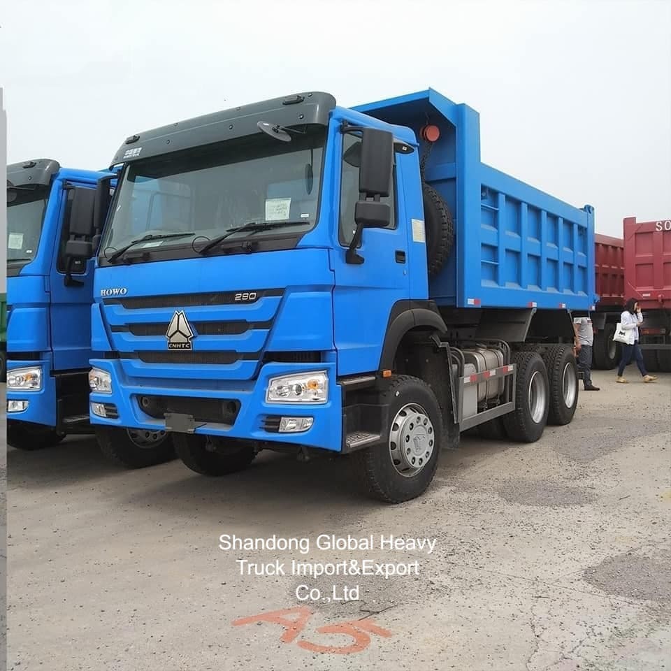 Xe ben HOWO đã qua sử dụng màu xanh lam mới, dung tích lớn 35 tấn