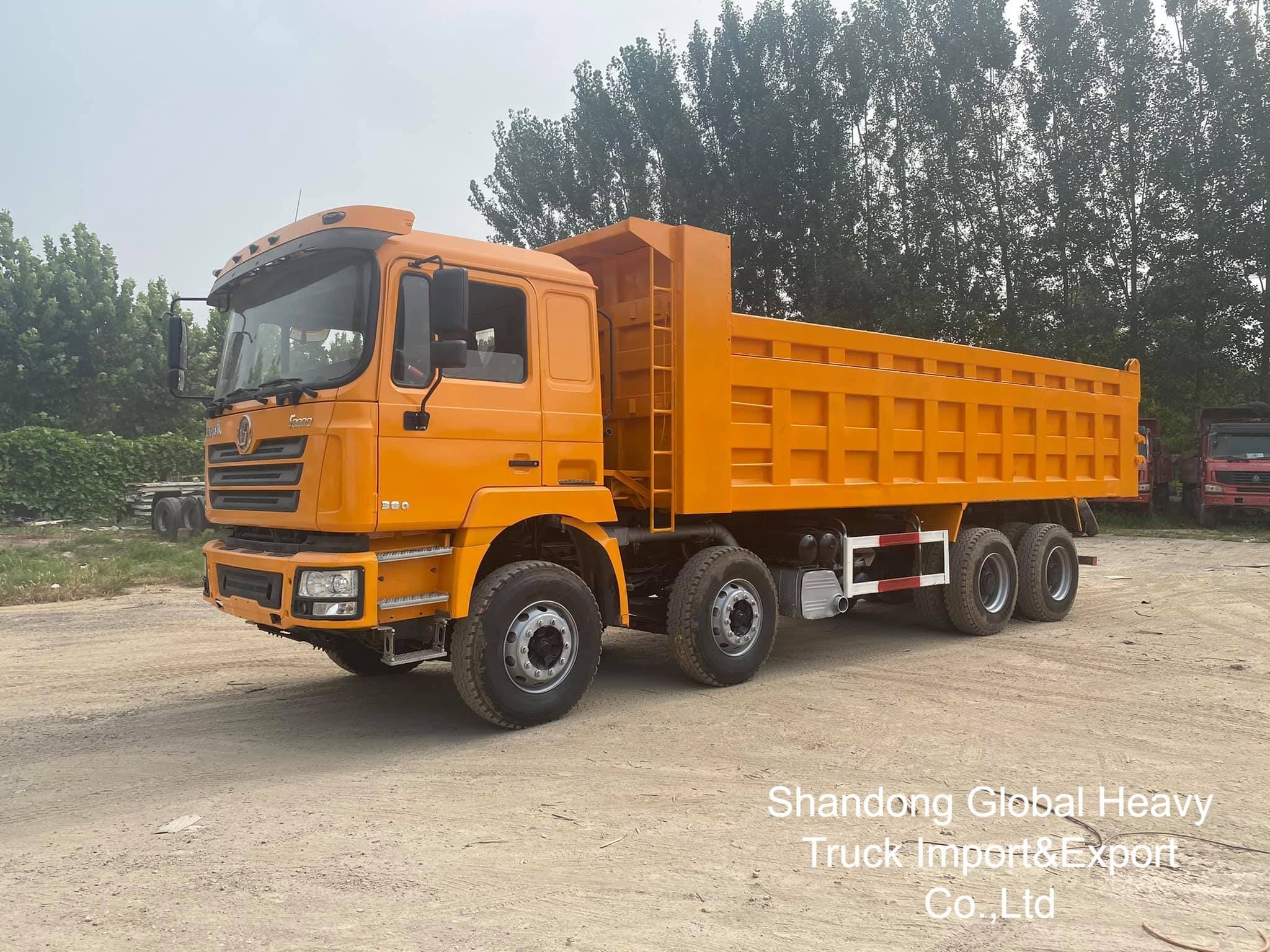 Shacman 8 * 4 12 bánh xe F3000 X3000 xe tải đổ rác xe tải