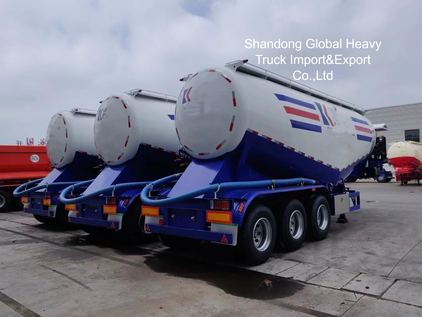 40 Tons 40 CBM Bulk Cement Tanker Semi Trailer with High-Strength Steel for Heavy-Duty Transport
