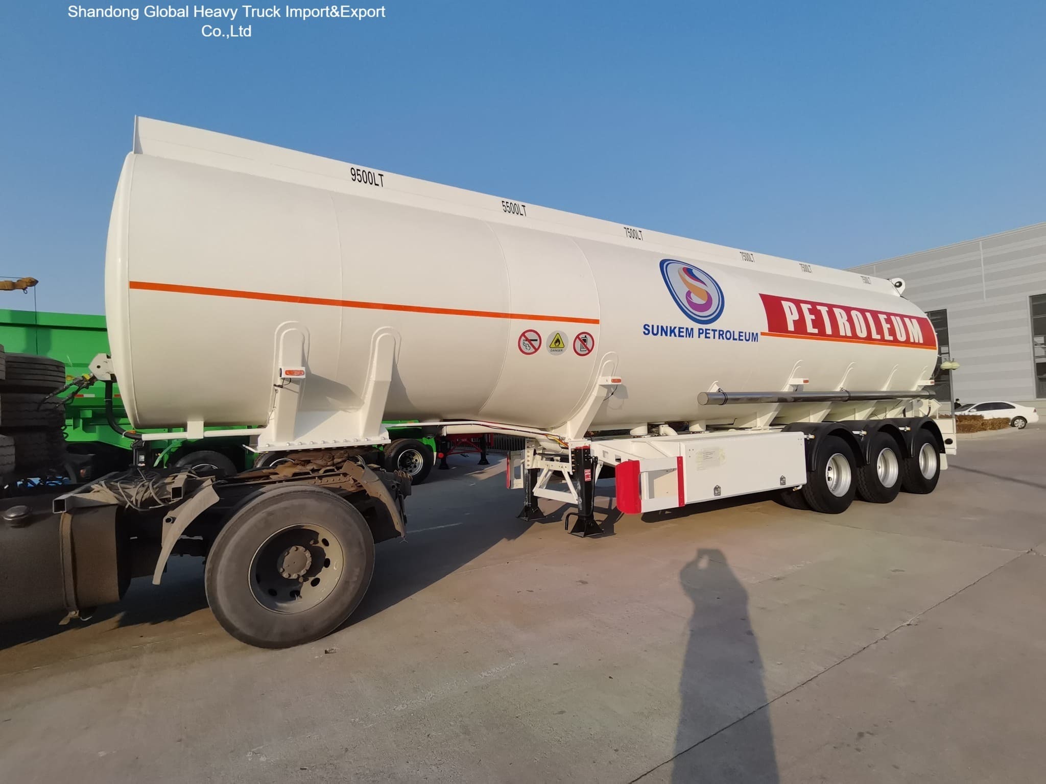 Rơ moóc chở xăng dầu hạng nặng 3 trục 50000L