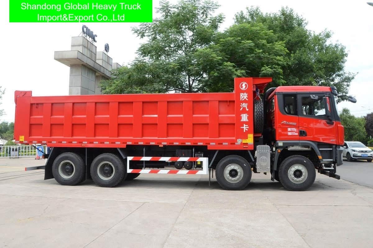 Shacman F3000 8×4 Dump Truck với động cơ 420HP và thân thép mạnh mẽ cho khai thác mỏ Tanzania