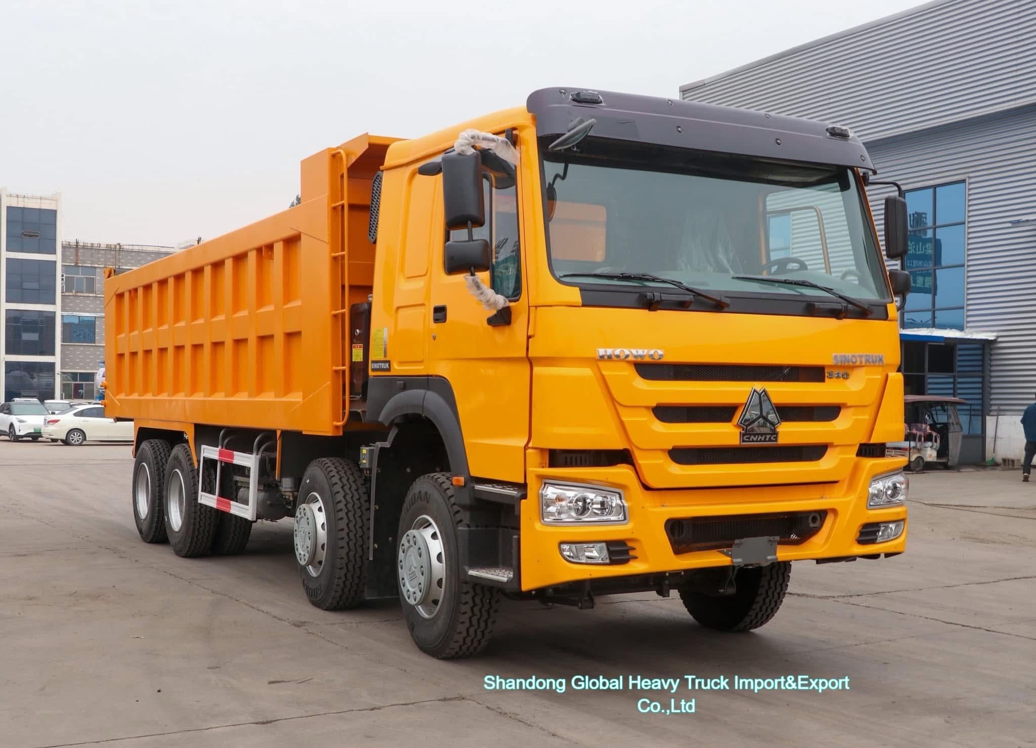 Sinotruk HOWO 8x4 380HP Dump Truck Capacity 30-45 Ton