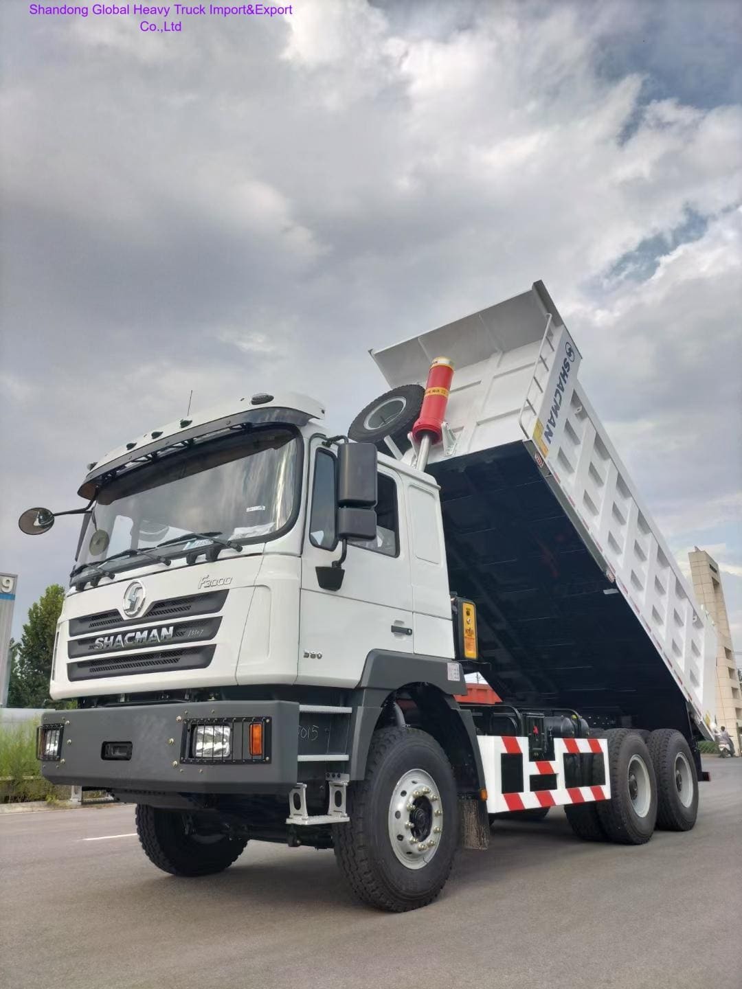 Shacman F3000 30 Tons Dump Truck với khí thải Euro 2 và hệ thống thủy lực HYVA