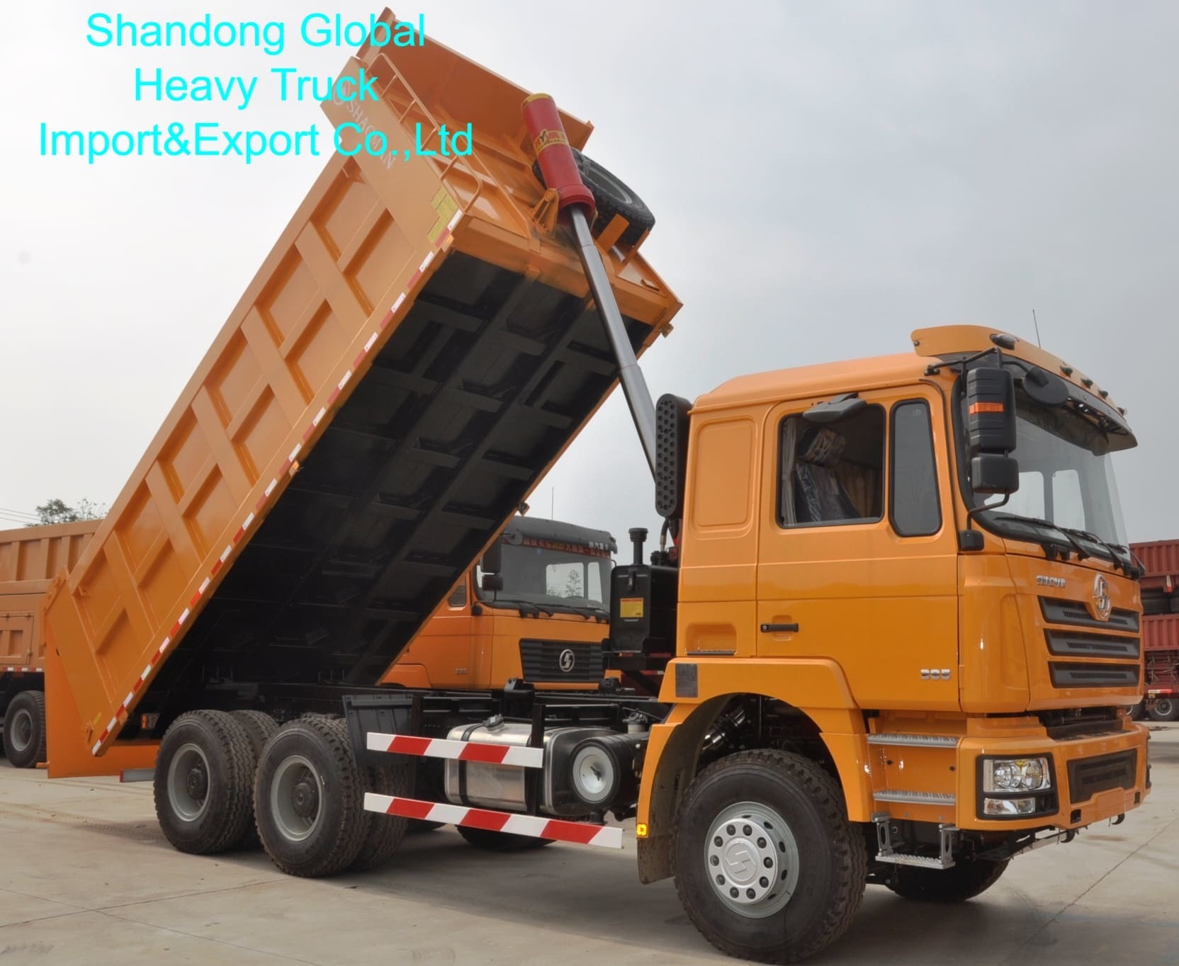 Shacman F3000 6X4 Dump Truck với bể nhiên liệu 400L Weichai 380HP Động cơ và hộp số tay 9/12 tốc độ