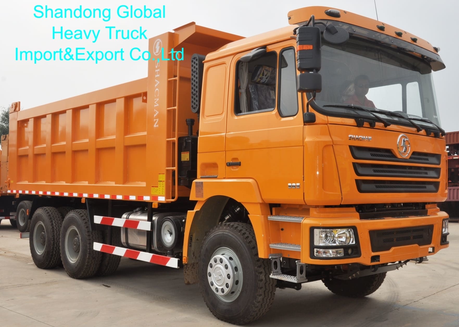 Shacman F3000 Dump Truck với tiêu chuẩn khí thải Euro 3 Động cơ 400 mã lực và bánh xe lái 6x4 cho khai thác mỏ hạng nặng