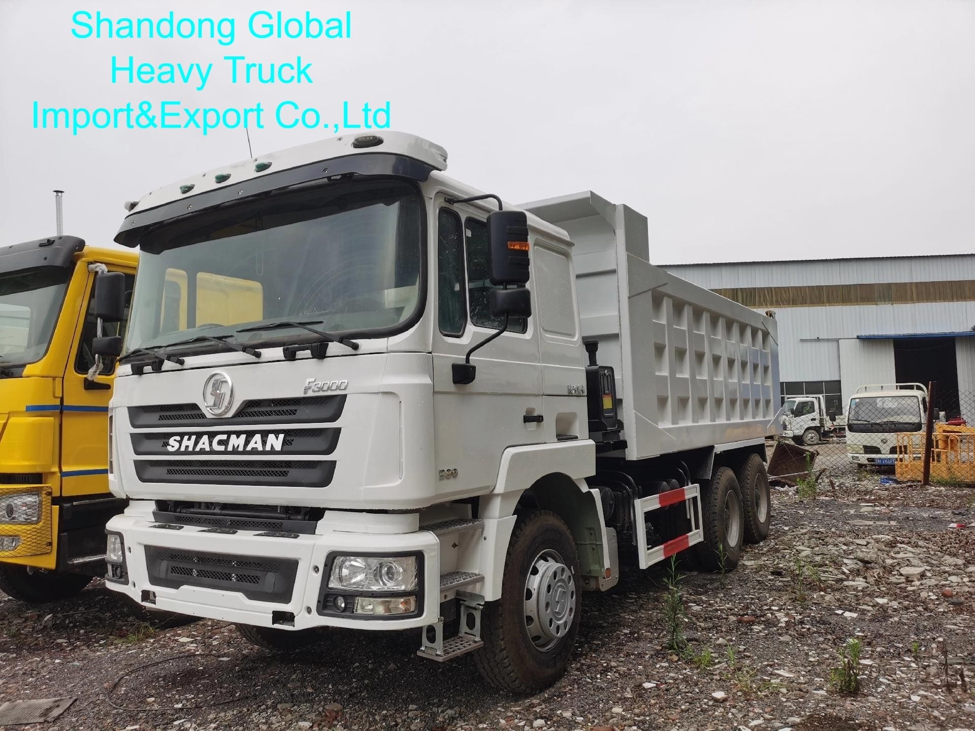 Shacman F3000 Heavy Duty Dump Truck với thân xe tải hình U, cabin điều hòa không khí và tải nhanh cho khai thác mỏ và xây dựng