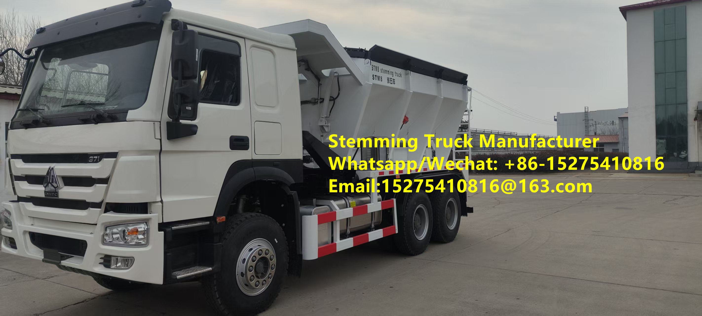 Intelligent automatic Stemming Truck long-distance delivery GLOBAL-8C 8/12/15/20 ton Multifunctional Blast service mobile explosive Manufacturing Unit Kazakhstan Uzbekistan Indonesia Congo MEMU MMU