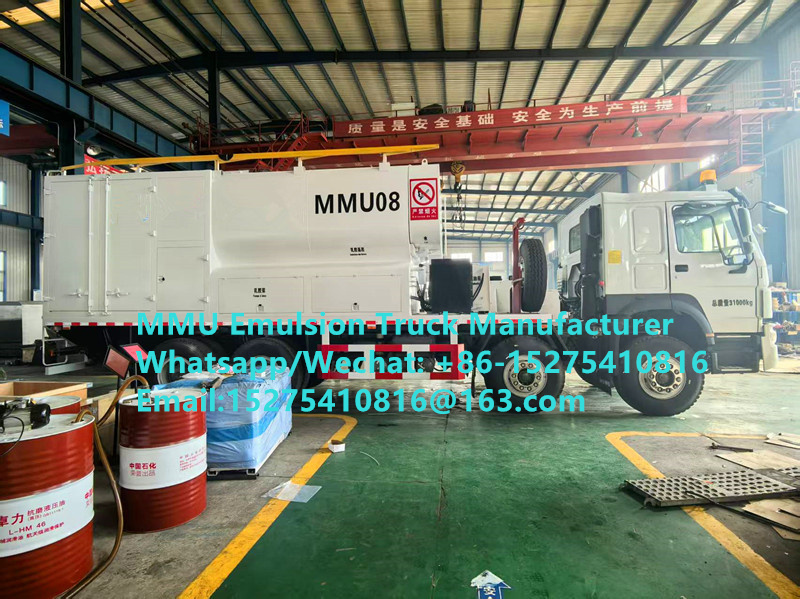 Camion de fabrication d'explosifs mobiles d'unité de fabrication d'explosifs d'émulsion de mélange et de chargement TREAD de qualité supérieure fabriqué en Chine 15/20/25/30Ton ANFO Bulk pour le service de dynamitage minier MMU en Mongolie, CONGO, RDC, Pérou, Ghana, Zimbabwe