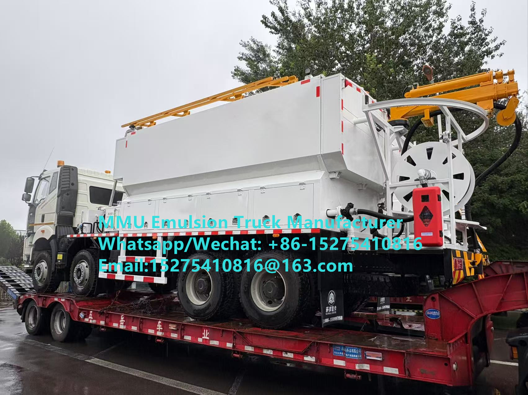 Xe tải Orica có sức nâng 15/20 tấn để pha trộn và đổ xăng emulsi tại chỗ, máy để tải chất nổ, công nghiệp khai thác mỏ, công trình nổ Kazakhstan Uzbekistan