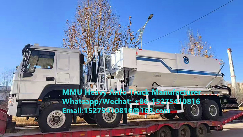Orica Bulk Truck trộn và nạp chất nổ dầu amoniac hạng nặng đa chức năng Truck 15/20/25Ton Heavy Emulsion ANFO Truck Nga/Kazakhstan/Uzbekistan/Indonesia/Guinea Dịch vụ thổi mỏ