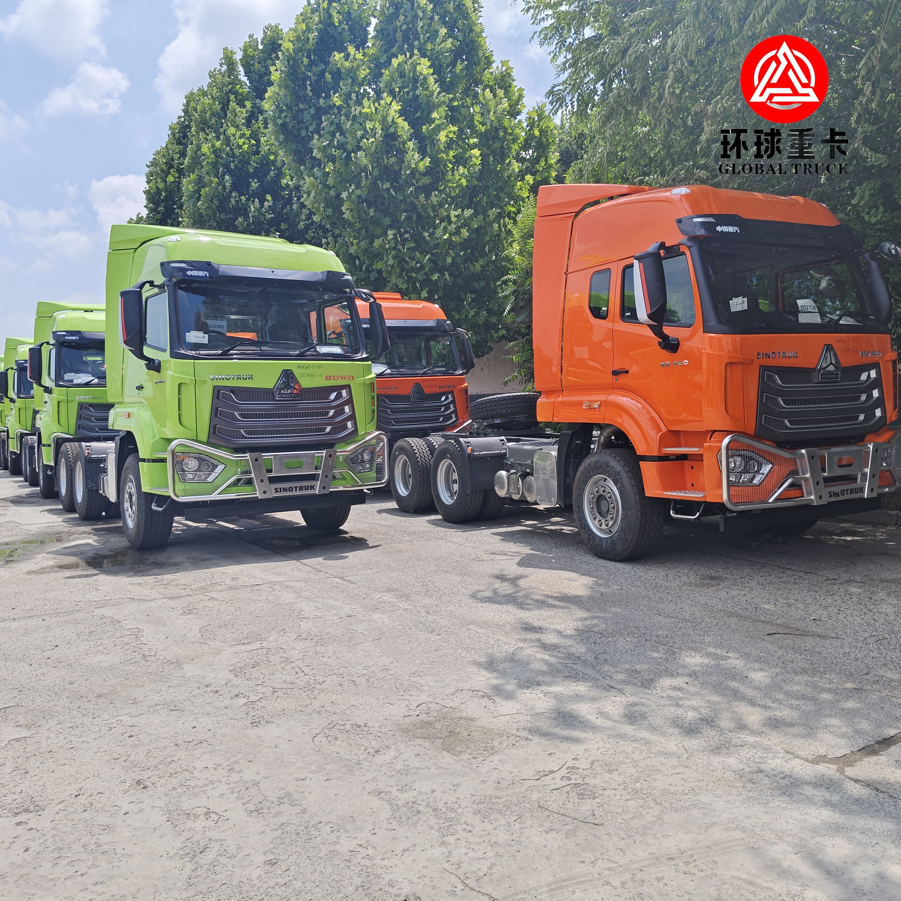 Xe đầu kéo HOWO NX 6x4 hoàn toàn mới, động cơ Diesel 400HP, đầu kéo cho vận tải hạng nặng