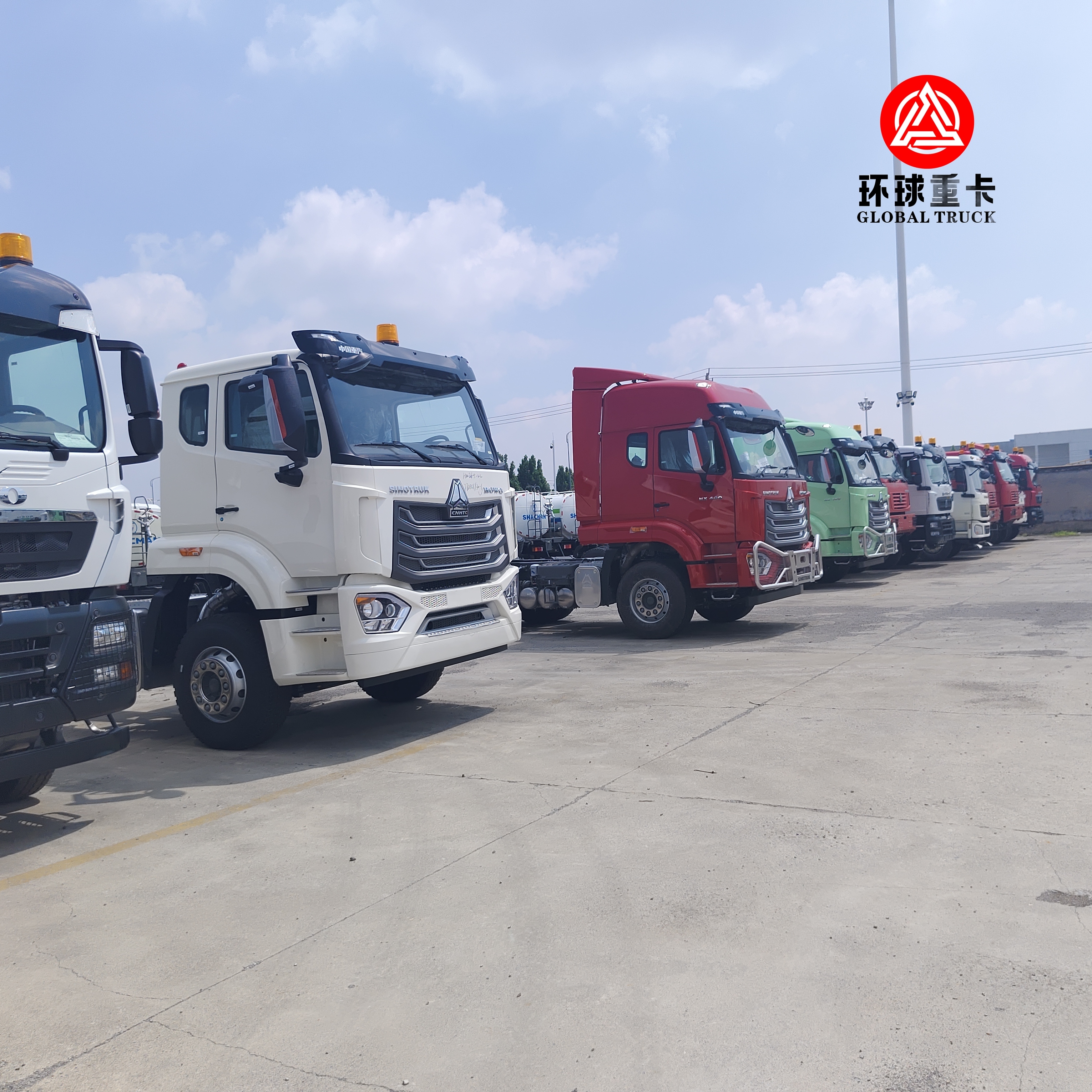 Đầu kéo hạng nặng Sinotruk HOWO NX 400HP 6x4 dùng để vận chuyển sơ mi rơ moóc